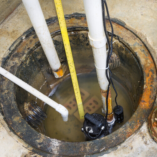 overhead view of a lift station